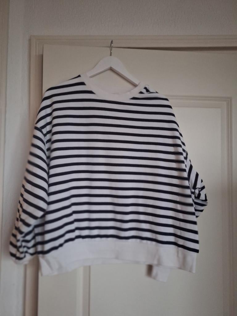 H&M gestreepte trui maat L, Ophalen of Verzenden