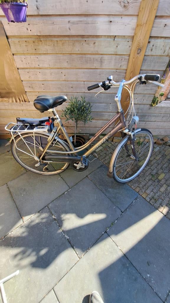 Zeer nette Giant damesfiets 24 versnellingen, Ophalen of Verzenden, Gebruikt, Versnellingen