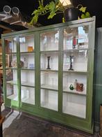 Gave oude laboratoriumkast | vitrinekast | dokterskast A'Dam, Glas, 200 cm of meer, Niet te achterhalen, Niet te achterhalen
