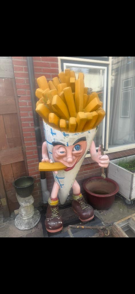Reclame patat, Verzamelen, Merken en Reclamevoorwerpen, Ophalen of Verzenden, Gebruikt, Gebruiksvoorwerp