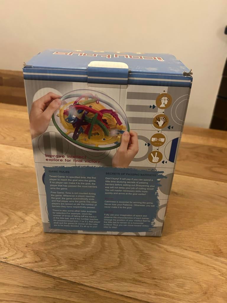 3D Doolhof Bal iCoy Toys - Uitdagend Hersenspel, Ophalen, Gebruikt, Jongen of Meisje