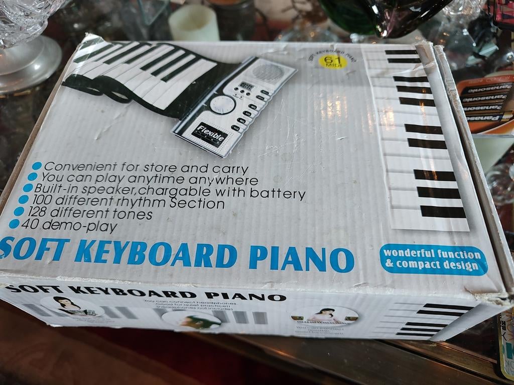 Soft keyboard Piano, Ophalen of Verzenden, 61 toetsen, Overige merken