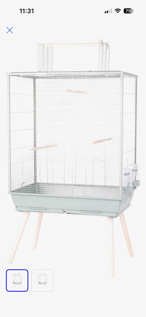 Zolux xl vogelkooi zo goed als nieuw, Ophalen, Zo goed als nieuw, Metaal, Vogelkooi