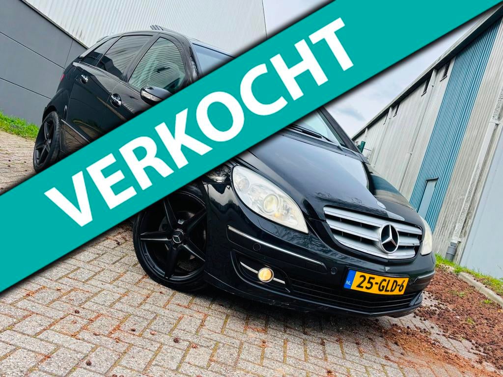 Mercedes-Benz B-klasse 200 Turbo, Auto's, Gebruikt, Zwart, 4 cilinders, 400 kg