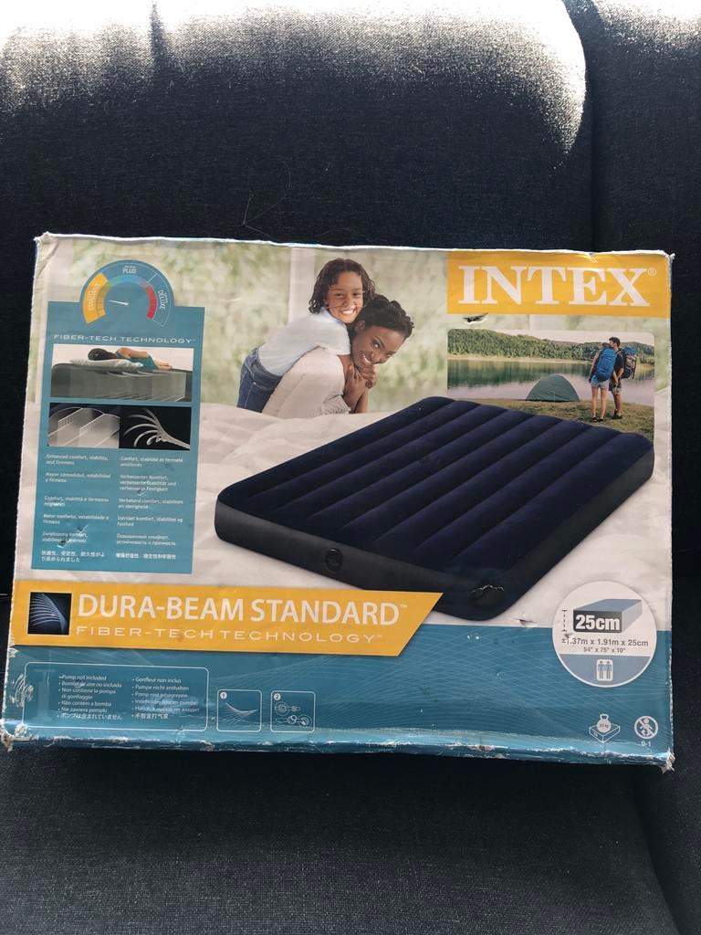 Intex Dura-Beam Standard luchtbed, Ophalen of Verzenden, Nieuw, 2-persoons