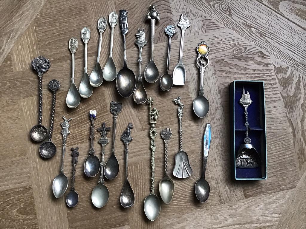 Antiek molen lepel,verzilverd lepeltje,brocante suikerschep,, Ophalen, Zilver