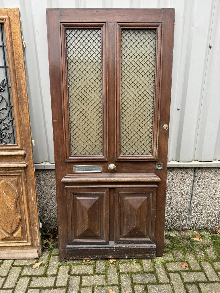 Prachtige antieke eiken voordeur uit Frankrijk, La belle porte, Jurgen.hoogenboezem@gmail.com, 80 tot 100 cm, Glas