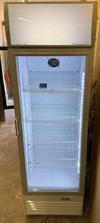 Glasdeur koelkast hoog model, Zonder vriesvak, 200 liter of meer, Zo goed als nieuw, 45 tot 60 cm