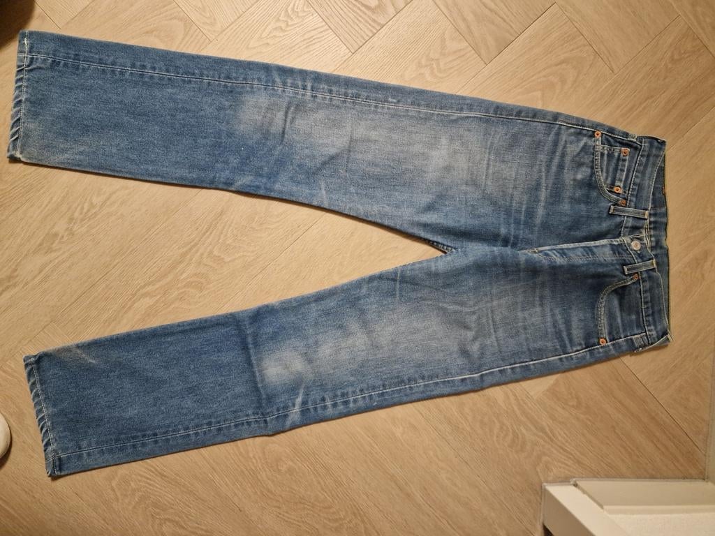 Levi's 501 vintage jeans w28 l34 perfecte staat, Ophalen of Verzenden, Zo goed als nieuw, Blauw, W32 (confectie 46) of kleiner