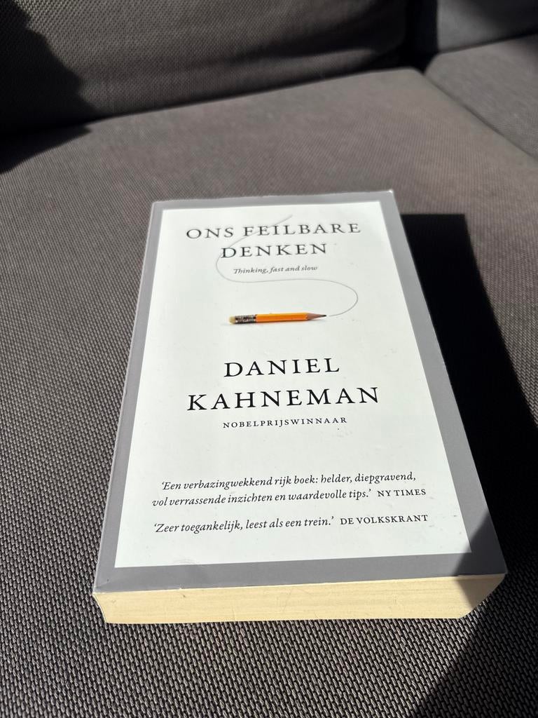 Ons Feilbare Denken - Daniel Kahneman, Boeken, Ophalen of Verzenden, Gelezen
