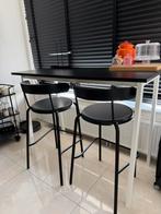 IKEA keuken bartafel + 4 barstoelen. BIEDEN, Ophalen, Zo goed als nieuw