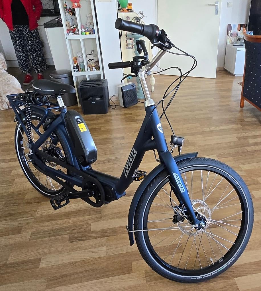 Zgan e-bike (88 km!) lage instap + EP5 motor, Azor Elburg, Zo goed als nieuw, 47 tot 51 cm, 50 km per accu of meer, Ophalen