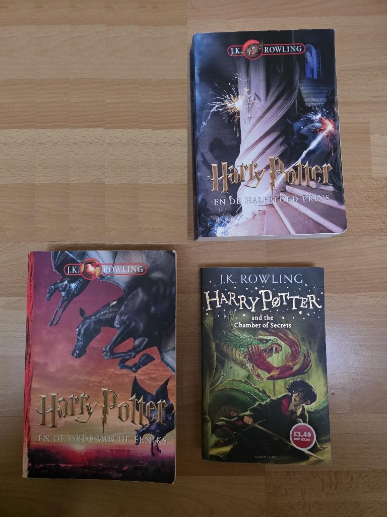 3 Harry Potter leesboeken, Boeken, J.K. Rowling, Ophalen of Verzenden, Zo goed als nieuw, Fictie