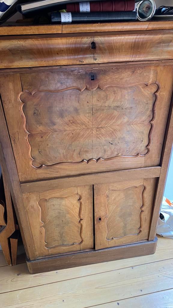 Antiek houten secretaire opknappen, Antiek en Kunst, Ophalen of Verzenden