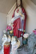 Heilig hart beeld en engeltjes, Antiek en Kunst, Antiek | Religie, Ophalen