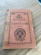 Zangfaar Feestgids Echt Limburg 1930, Antiek en Kunst, Curiosa en Brocante, Ophalen of Verzenden