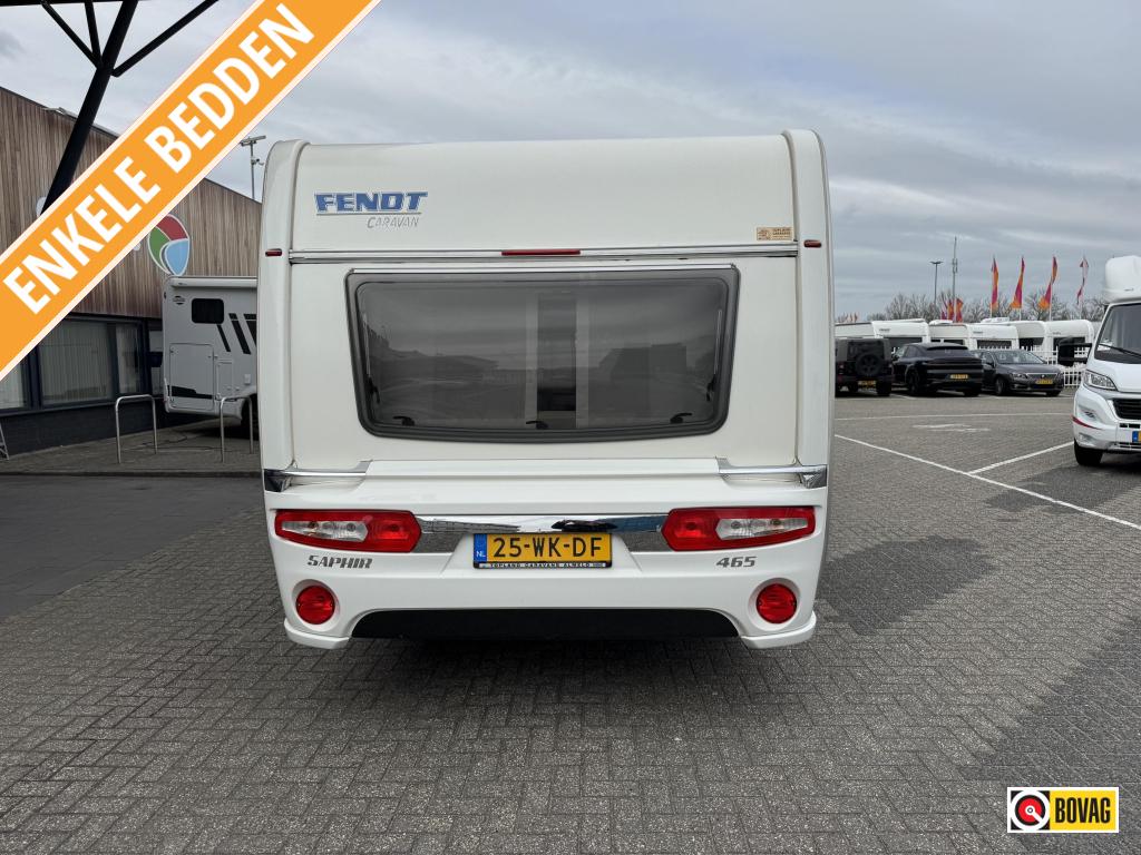 Fendt Saphir 465 TG 2013 MOVER + LUIFEL!!!, Caravans en Kamperen, Standaardzit, Overige typen, Bedrijf, Schokbreker