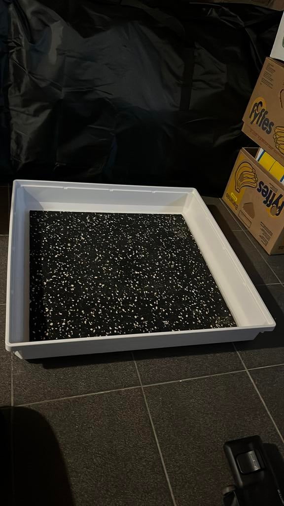 Lekbak wasmachine met anti trillingsmat, Witgoed en Apparatuur, Ophalen, Zo goed als nieuw