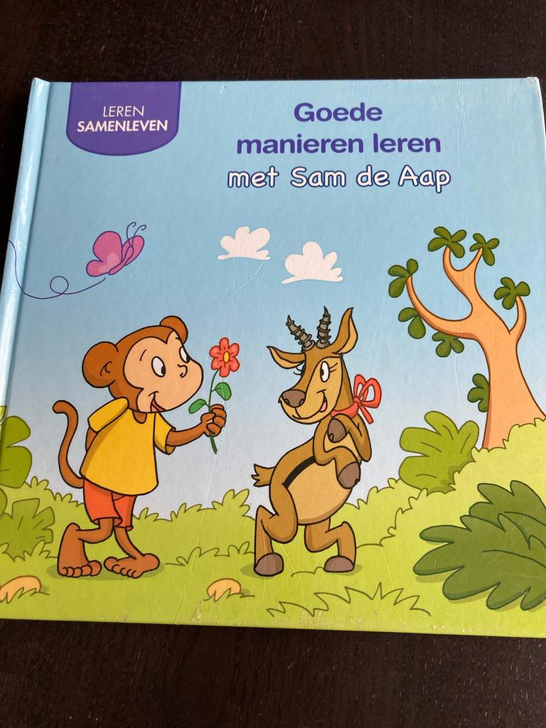 Goede manieren leren met Sam en Aap, Ophalen of Verzenden, Zo goed als nieuw