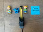 3 zgan gebruikte Bob De Bouwer figuurtjes, Ophalen, Overige figuren, Zo goed als nieuw, Beeldje of Figuurtje