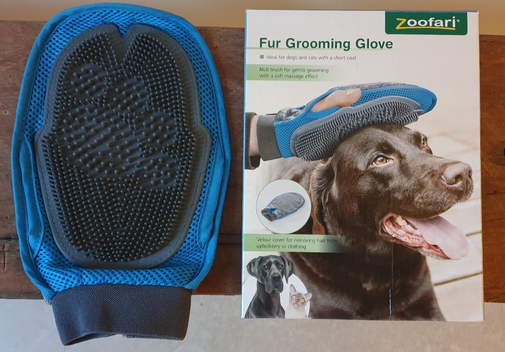 Vachtverzorgingshandschoen voor honden en katten (NIEUW), Dieren en Toebehoren, Ophalen of Verzenden, Nieuw