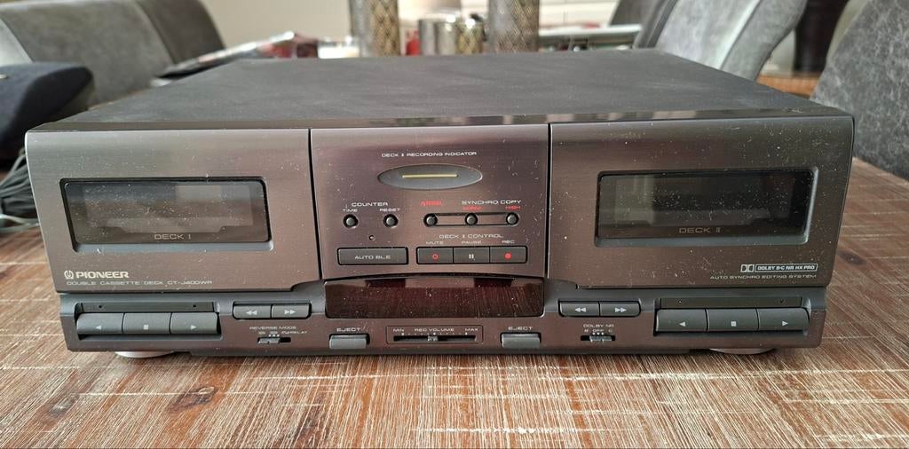 Dubbel CASSETTEDECK, CASSASSETTEDECK, TUNER, LUIDSPREK, Ophalen
