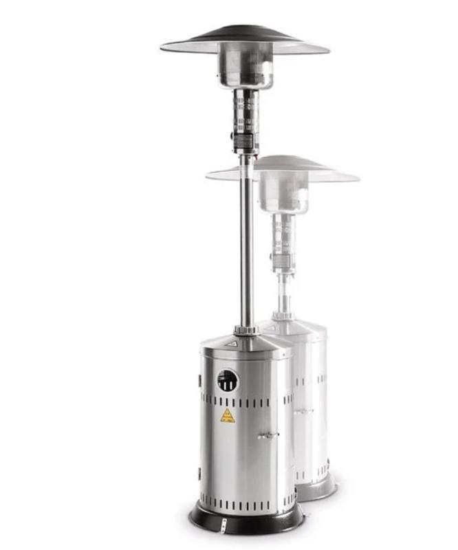 Hendi patioheaters inschuifbaar partij. RVS Gas., Tuin en Terras, Terrasverwarmers, Ophalen, Gebruikt, Waterbestendig, Vloer