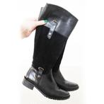 Mooie Suede Leren Tiramisu Laarzen s16 (Maat 38) € 95,-, Hoge laarzen, Zwart, Ophalen of Verzenden, Zo goed als nieuw