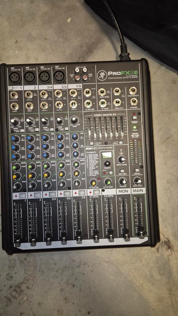 Mackie ProFX8v2 mengpaneel met storing, Ophalen of Verzenden