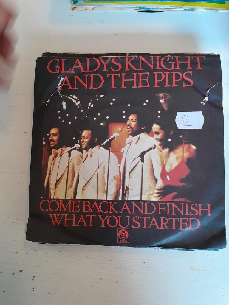 Gladys knight 7inch come back and finish what you started, Cd's en Dvd's, Vinyl Singles, Ophalen of Verzenden, Zo goed als nieuw
