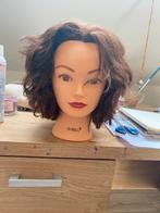 Oefenhoofd kapper 20-30 cm echt haar, Ophalen of Verzenden, Zo goed als nieuw, Meerdere media