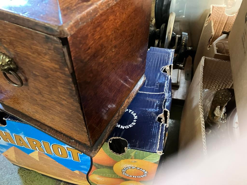 Houten doos, Ophalen, Minder dan 50 cm, Zo goed als nieuw, Minder dan 50 cm