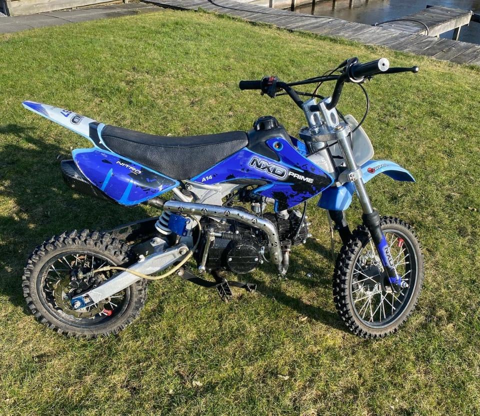 125cc 4 takt pitbike, Ophalen, Gebruikt, Nitro, 125 cc