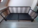 Zgan Fyresdal ikea bed/ bedbank 1p uit te schuiven tot 2p, Ophalen, Overige materialen, Verstelbaar, Zwart