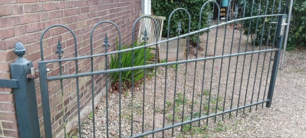 Sierhekwerk  Gebruikt met slot en sleutels ., Tuin en Terras, Tuinhekken en Hekwerk, Met poort, Gebruikt, Ophalen of Verzenden