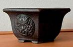 Bonsai pot handgemaakt gemerkt aardewerk 13,3x11,8x6,1, Tuin en Terras, Bloempotten, Nieuw, Ophalen of Verzenden, Minder dan 25 cm