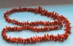 Antieke Bloedkoraal takjes ketting, Sieraden, Tassen en Uiterlijk, Antieke sieraden, Ophalen of Verzenden, Overige materialen
