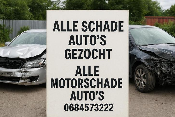 ALLE SCHADE AUTO’S GEZOCHT!, Auto diversen, Overige Auto diversen, Ophalen