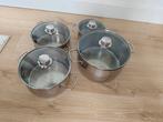 WMF cromargan 18/10 roestvrijstaal pannen set, Huis en Inrichting, Keuken | Potten en Pannen, Ophalen, Gebruikt, Rvs, Pannenset