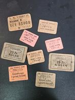 België brood en kolenbonnen van S.M. Vooruit te Gent, Ophalen of Verzenden, België, Setje