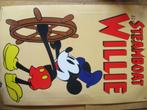 ad0430 metalen poster mickey 2, Mickey Mouse, Gebruikt, Ophalen of Verzenden