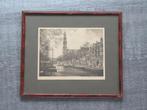 Amsterdam - Prinsengracht, Antiek en Kunst, Kunst | Etsen en Gravures, Ophalen of Verzenden