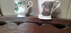 Bone China 2 mokken, Huis en Inrichting, Keuken | Servies, Ophalen of Verzenden, Porselein, Overige stijlen, Kop(pen) en/of Schotel(s)