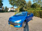Peugeot 206 2.0 16V CC 2001 Blauw, Auto's, Peugeot, 136 pk, Zwart, 4 cilinders, Cabriolet