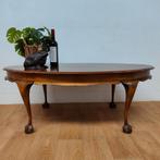 Vintage Chippendale stijl ovale salontafel koffietafel 201, Valkenswaard, Gebruikt, 100 tot 150 cm, Info@flashbackfurniture.nl