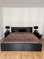 IKEA Malm Set ( bed + nachtkastjes + commode ), Huis en Inrichting, Slaapkamer | Complete slaapkamers, Gebruikt, Ophalen, Tweepersoons