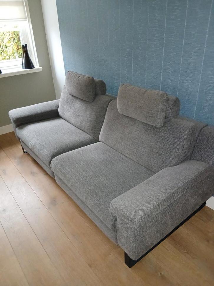 Twee of drie-pesoons bank Montel antraciet, Huis en Inrichting, Slaapkamer | Slaapbanken, Gebruikt, 100 cm, 220 cm, Tweepersoons