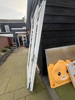 Houten Dubbele Buitendeur met Dubbel Glas, Doe-het-zelf en Verbouw, Deuren en Horren, Gebruikt, 80 tot 100 cm, Ophalen of Verzenden