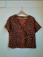 Top truitje panter cognac zwart Even & Odd, mt 38, Kleding | Dames, Maat 38/40 (M), Ophalen of Verzenden, Bruin, Zo goed als nieuw