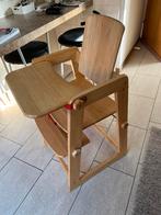 Houten Meegroeistoel met Afneembaar Blad, Kinderen en Baby's, Ophalen of Verzenden, Gebruikt, Meegroeistoel, Afneembaar eetblad